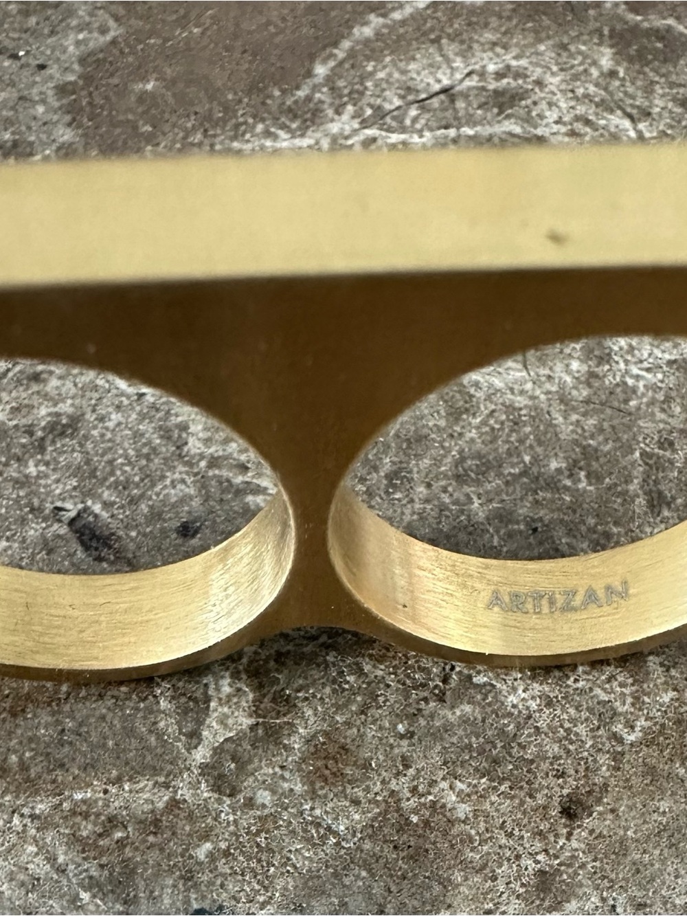 Gold Double Ring - Picture 5 of 6